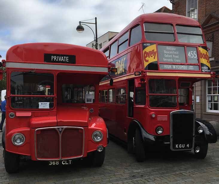 London Transport AEC Routemaster Park Royal RM1368 & RTL554